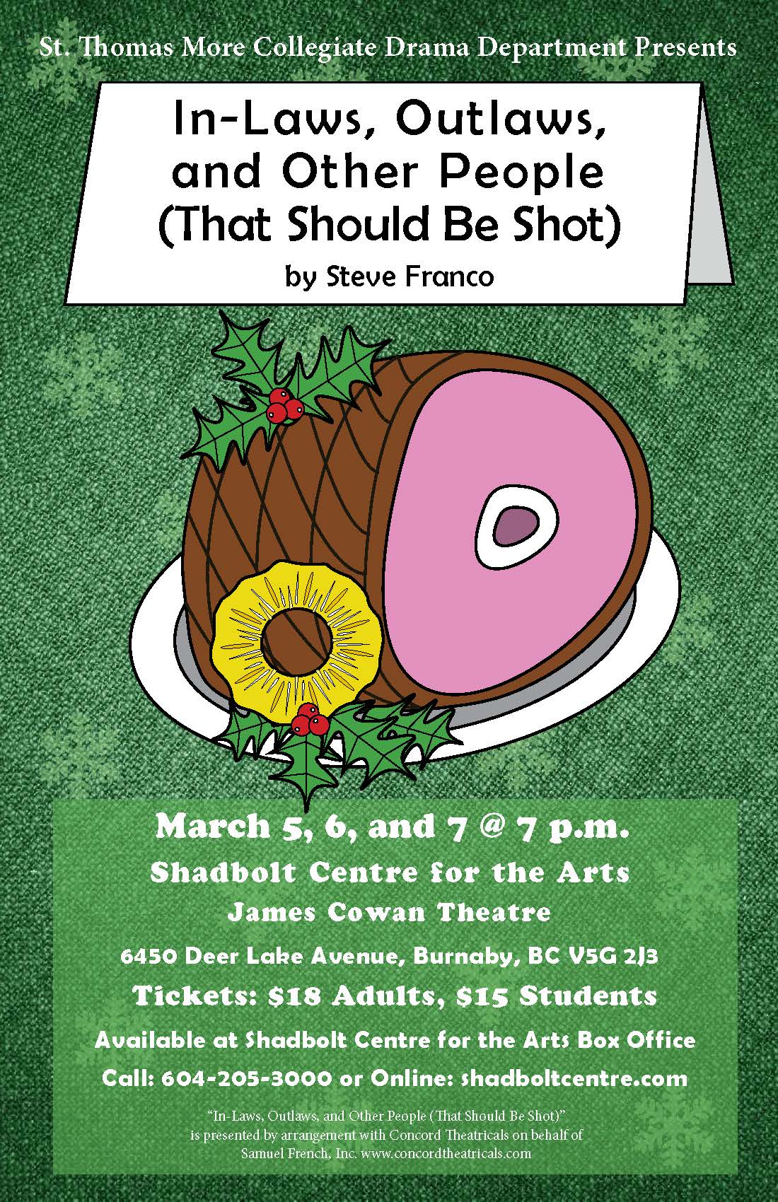 poster for event